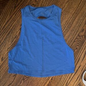 lululemon athletica Blue Crop Top